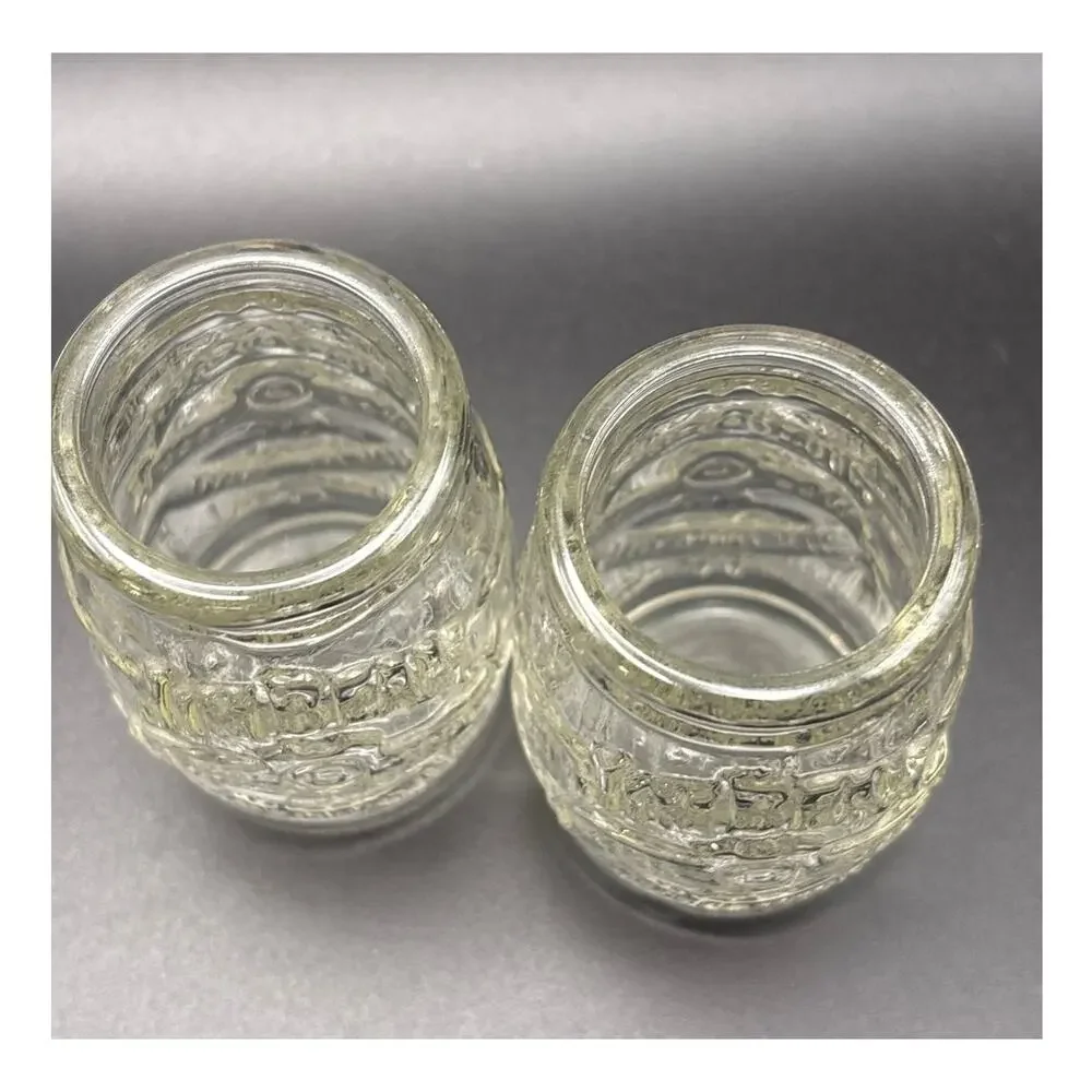 Jim Beam Barrel Shaped Toothpick Holder - Shot Glass 200th ANNIVERSARY 1795-1995